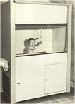 Skinner’s daughter Deborah in the ‘Aircrib’ 1944